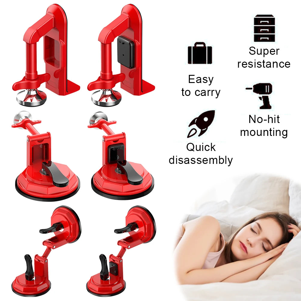 Door Stopper Portable Door Lock for Travel Security anti Theft Door Stoppers Security for Travel/Apartment/Safety Self Defense